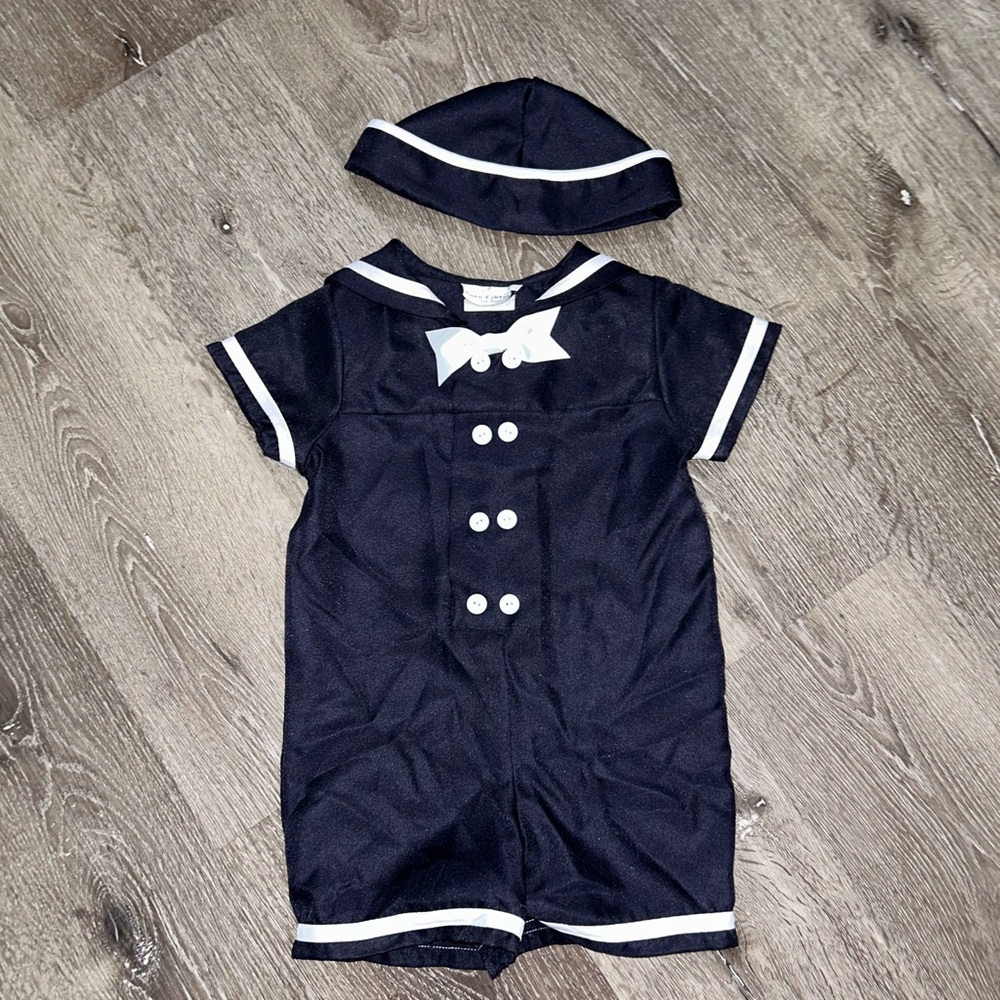 Navy sailor outfit with hat